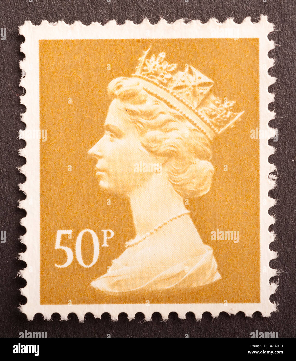 United Kingdom Postage Stamp 50p, Machin Stock Photo Alamy