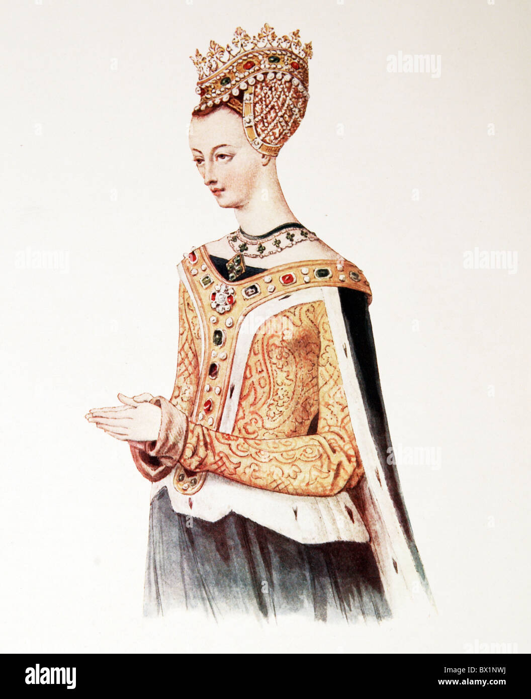 Margaret Queen of Scots, wife of King James IV of Scotland Stock Photo