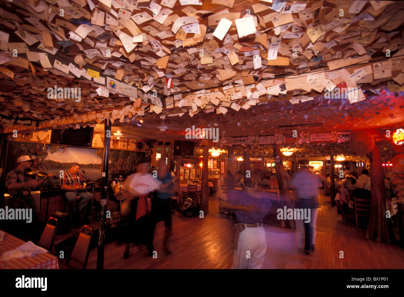 Breaux bridge company dance guests inside Louisiana Mulate´s Cajun