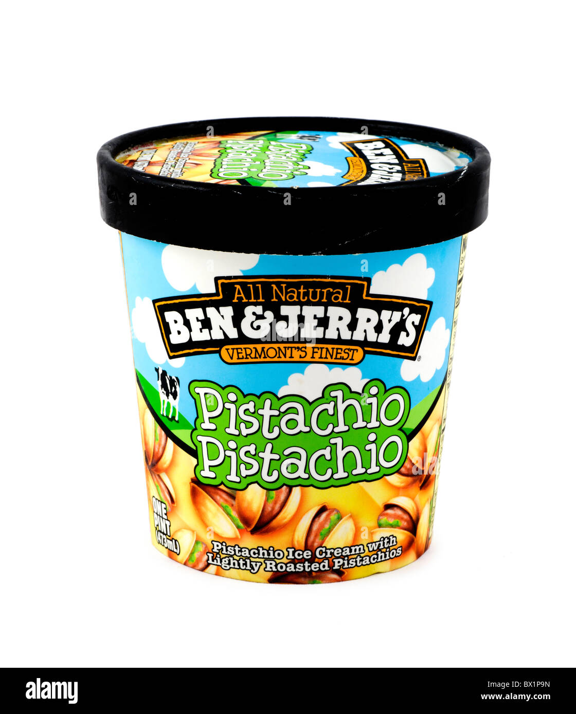Tub of Ben and Jerry's Ice Cream, USA Stock Photo