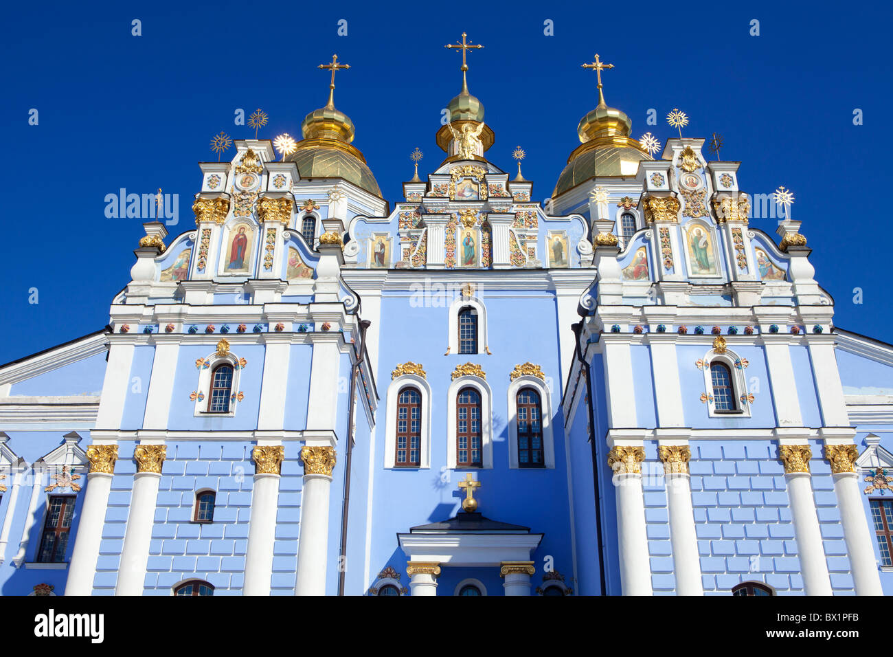 The St. Michael's Golden-Domed Monastery (12th century) in Kiev, Ukraine Stock Photo
