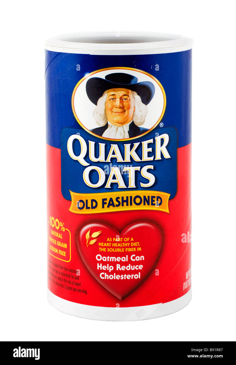 Old Fashioned Quaker Oats oatmeal, USA Stock Photo