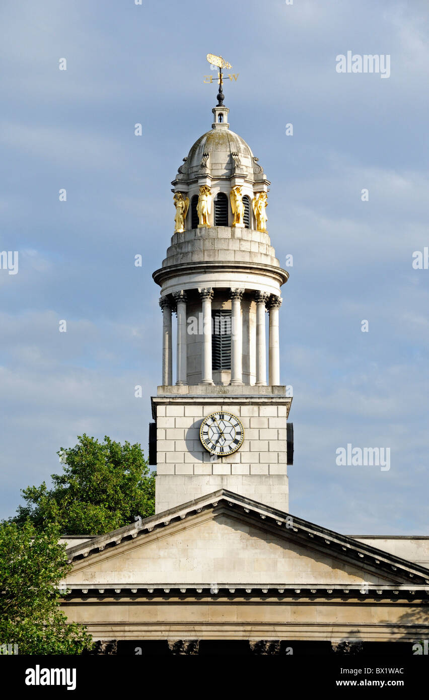 Tower of St Marylebone Parish Church Marylebone Road London England UK Stock Photo