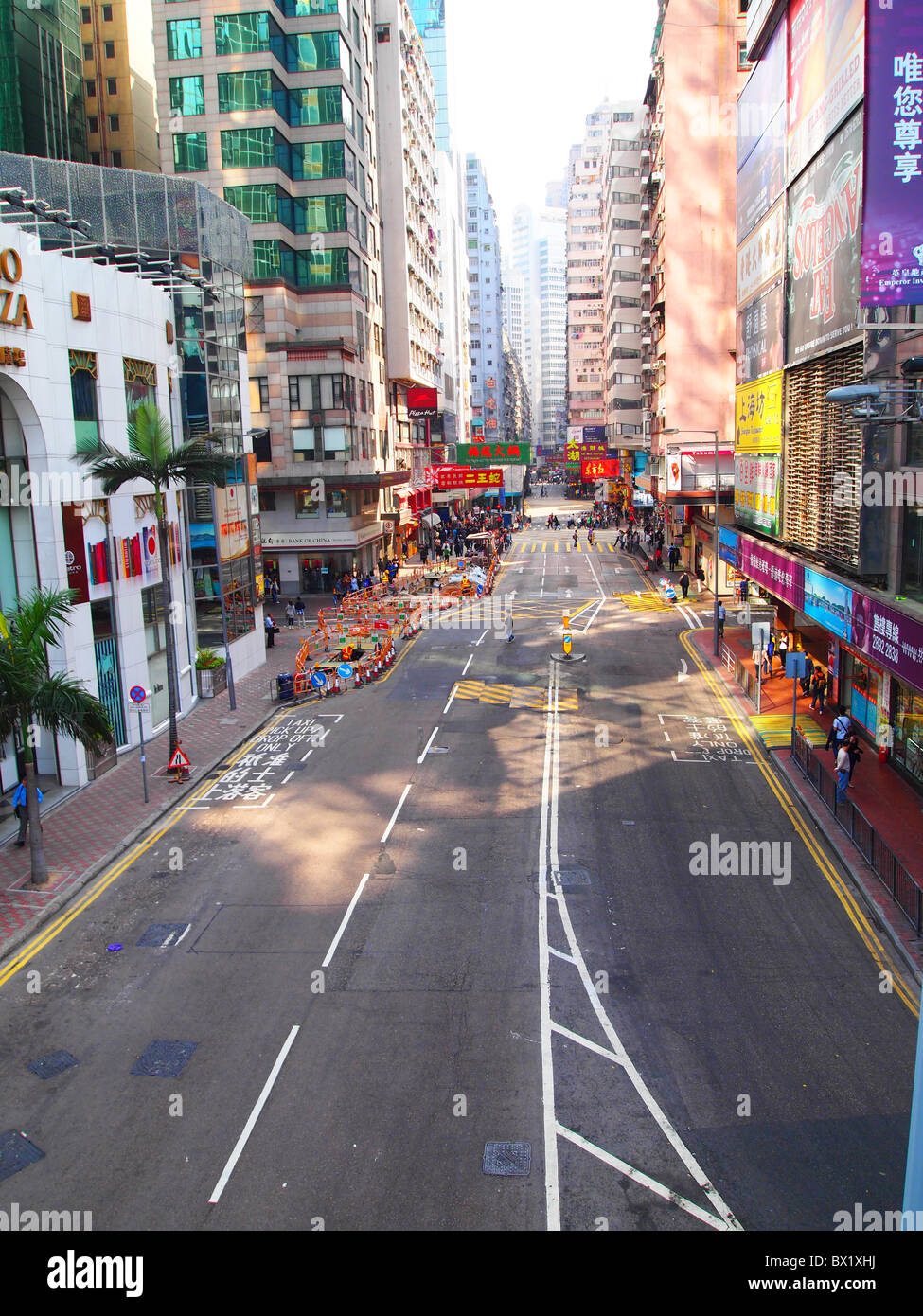 Percival Street, Causeway Bay, Hong Kong Stock Photo