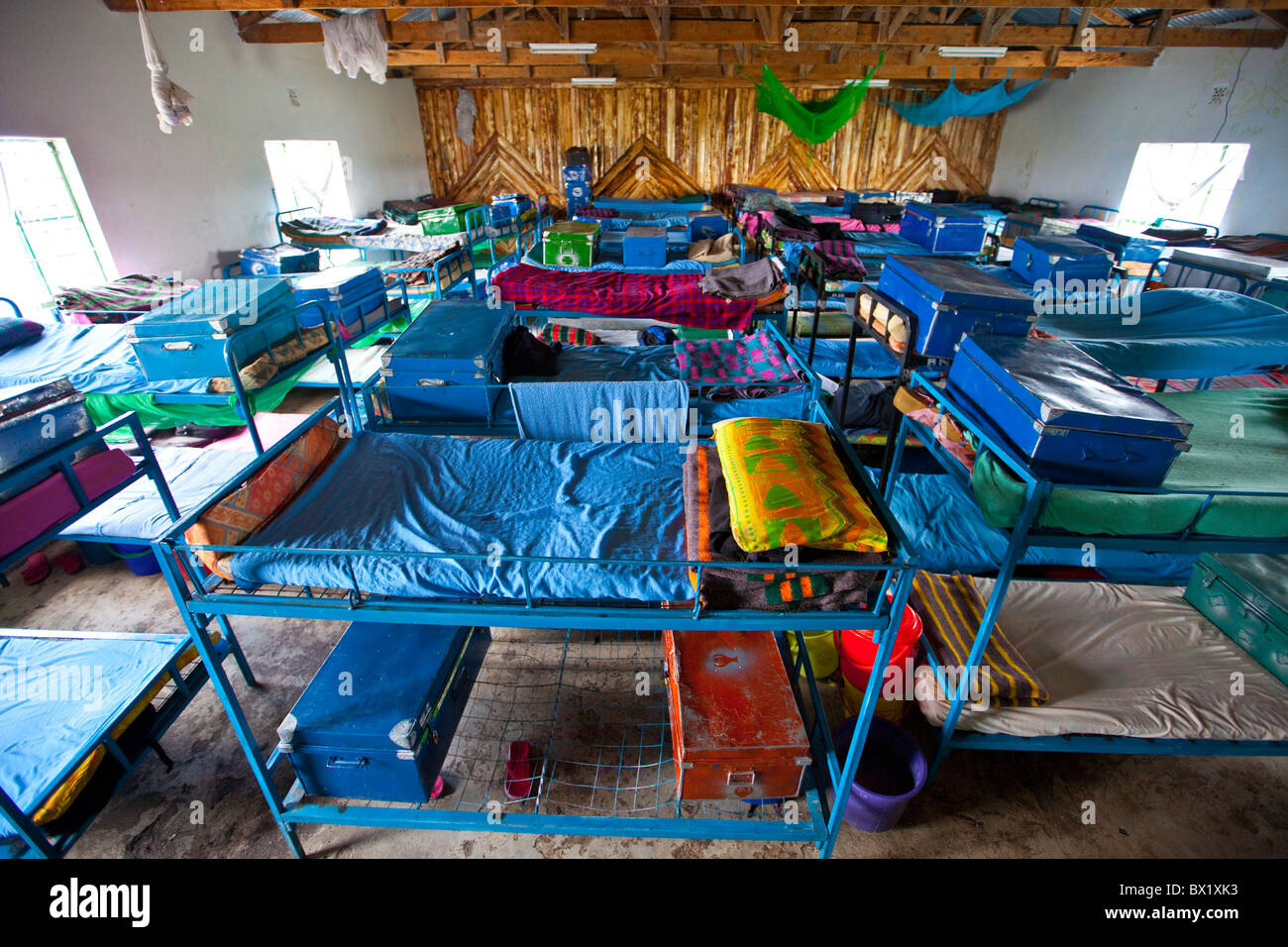 Girls' dorms, Maji Mazuri Centre and School, Nairobi, Kenya Stock Photo