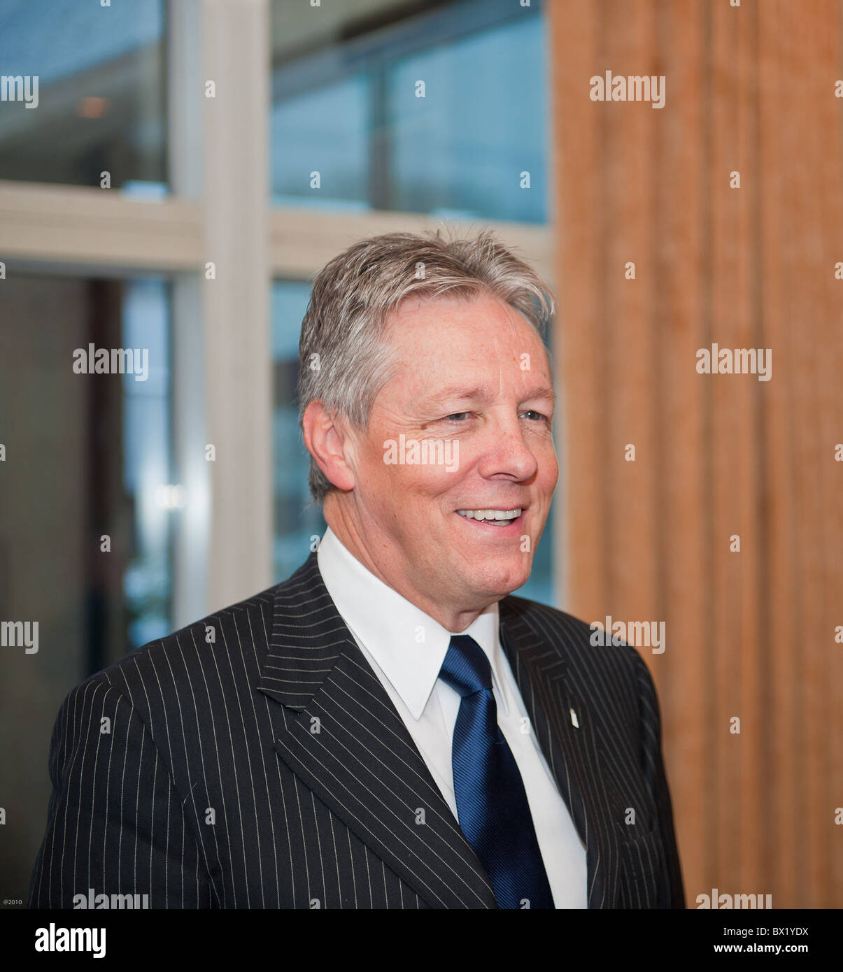 Peter Robinson MLA, First Minister, Northern Ireland Assembly Stock Photo