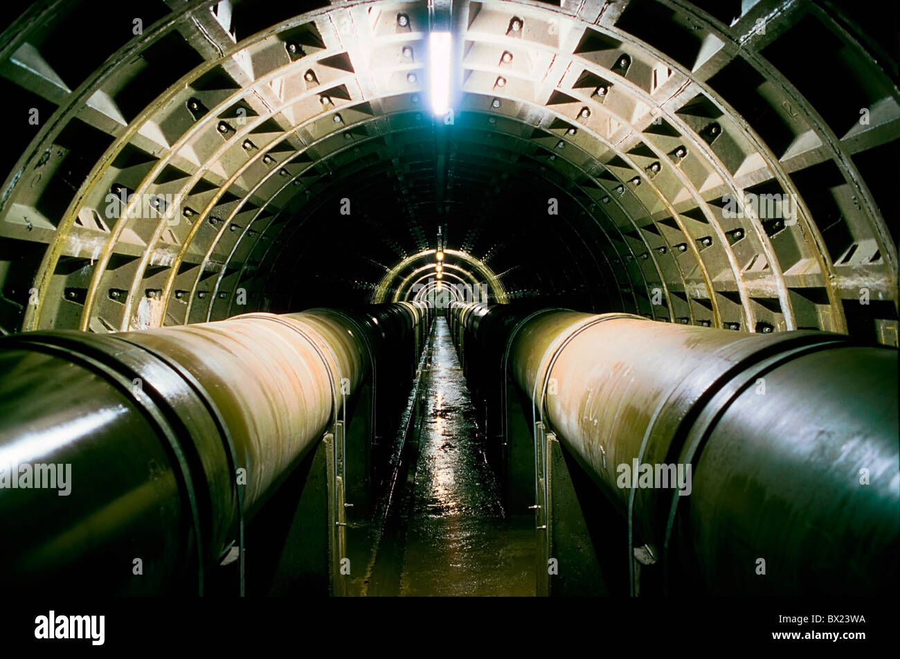 Environmental Waste Disposal Pipes Stock Photo Alamy