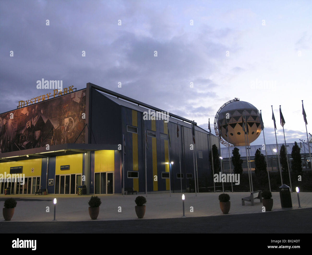 ball Berne building Canton Bern construction dusk entertainment