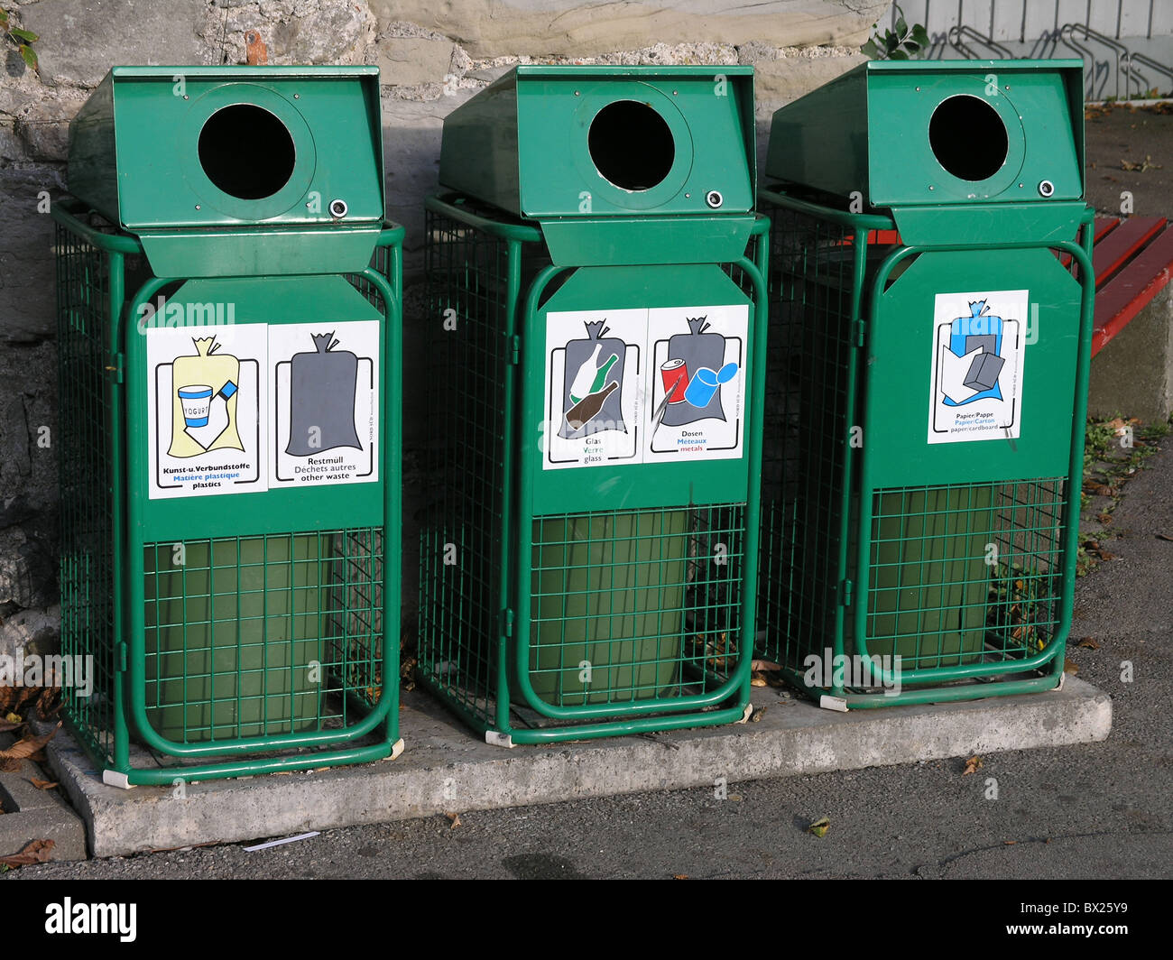 Color Colour Container Containers Disposal Garbage Germany Europe