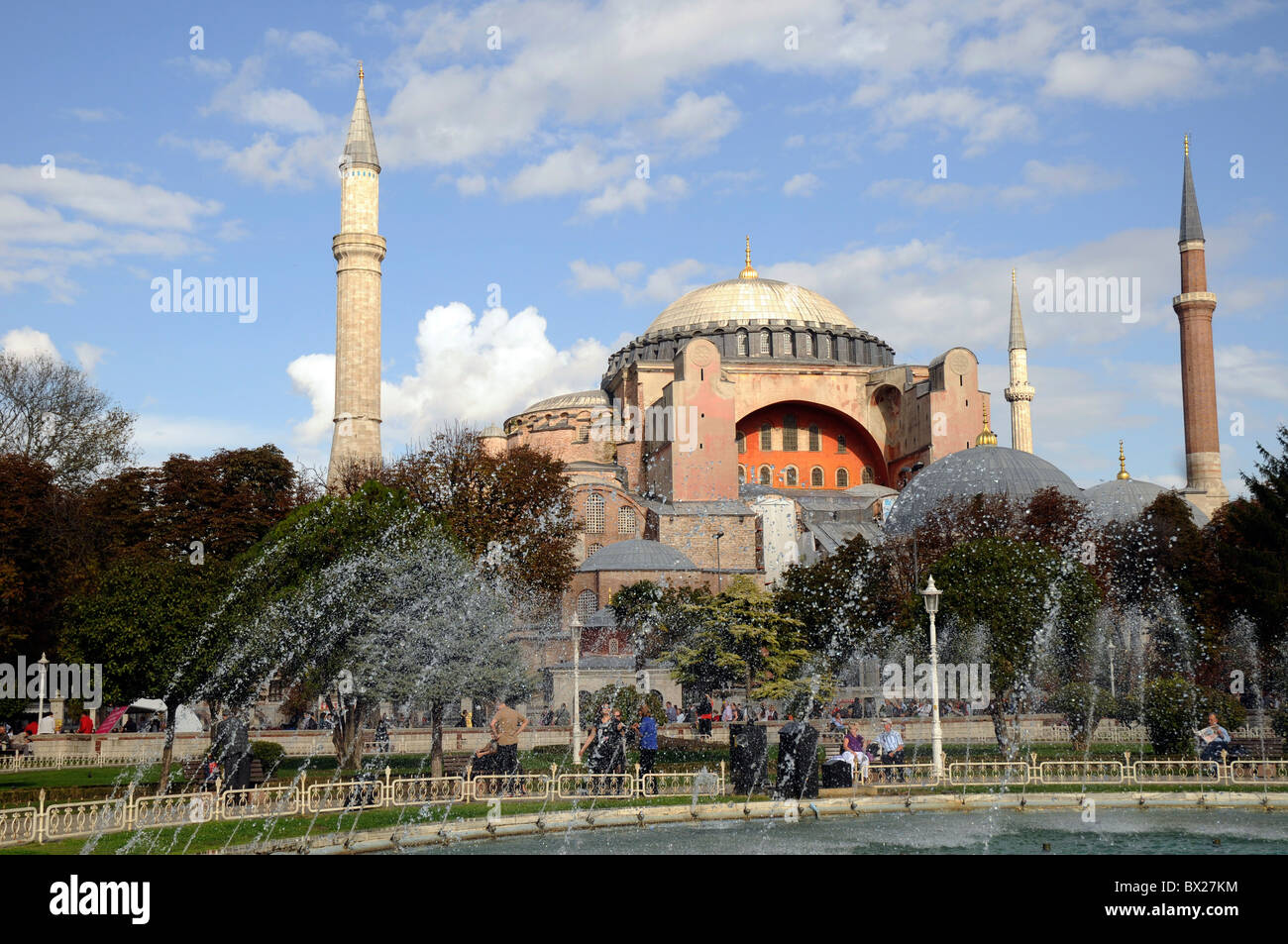 Aya Sofya (Haghia Sophia) or Church of Divine Wisdom, Istanbul, Turkey Stock Photo