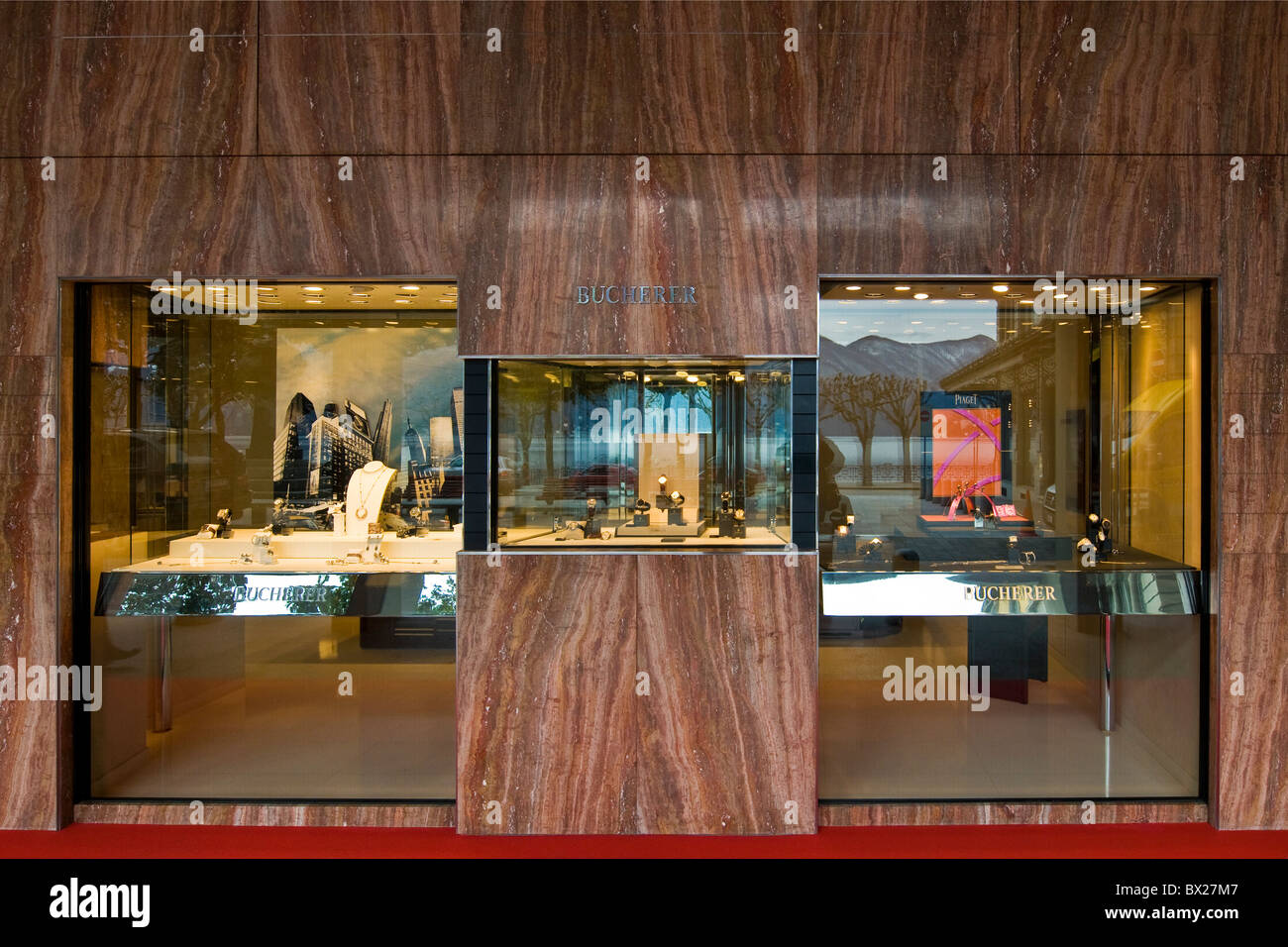 Bucherer shop Lugano Switzerland Stock Photo Alamy