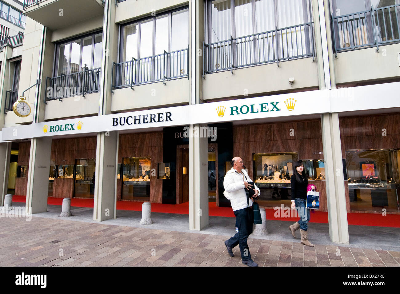 Bucherer shop, Lugano, Switzerland Stock Photo - Alamy