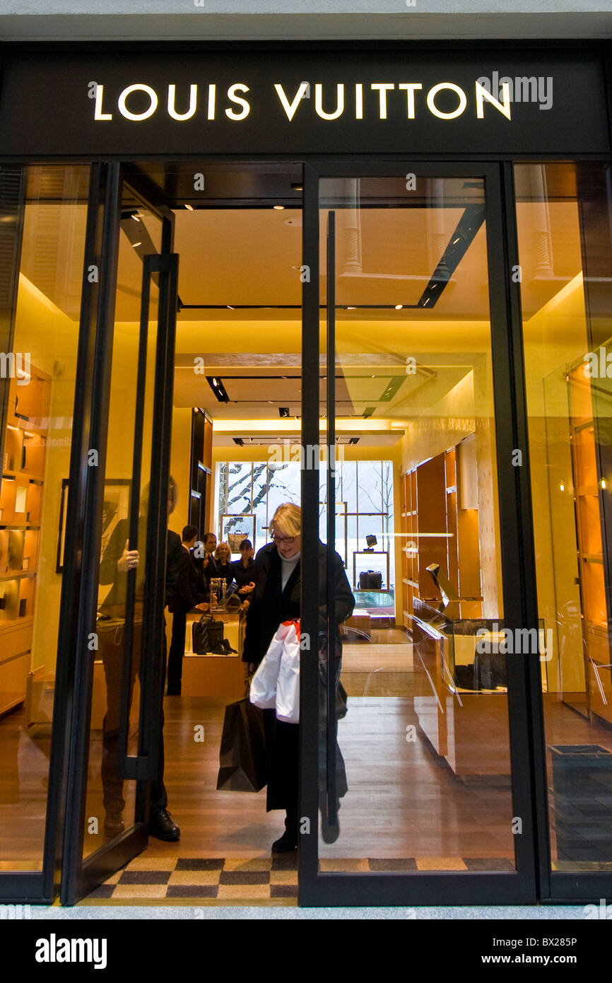Louis Vuitton Shop, Rue de Rhone Street, Geneva, Switzerland, Europe -  SuperStock
