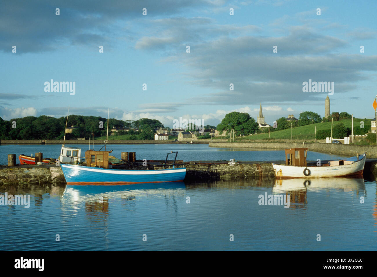 Co Mayo, Killala Harbour And Town Stock Photo Alamy