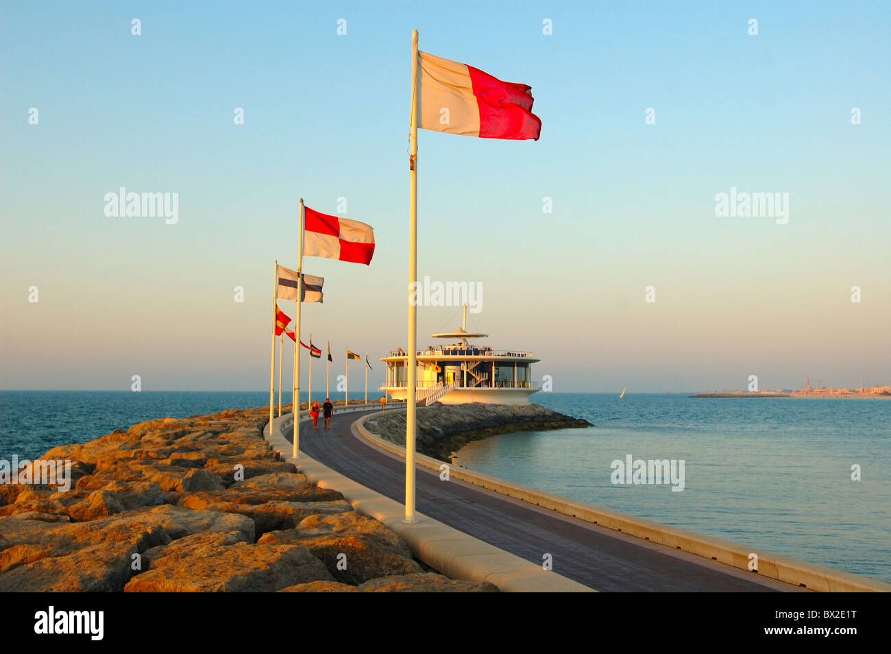 Seafood Market restaurant pier jett harbour port mood dusk twilight