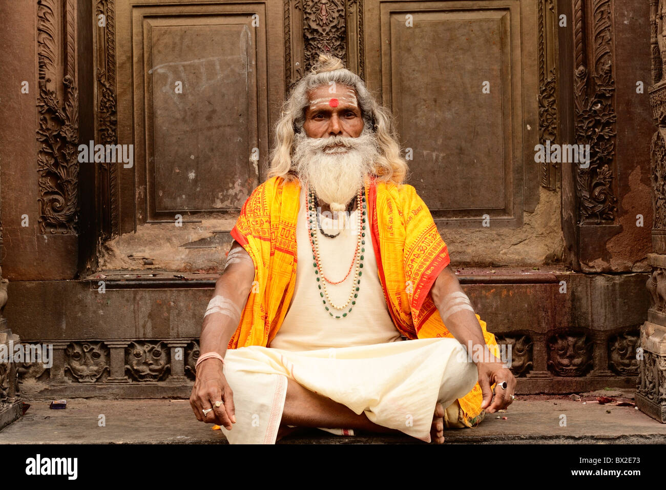 Varanasi, India, Yogi Stock Photo - Alamy