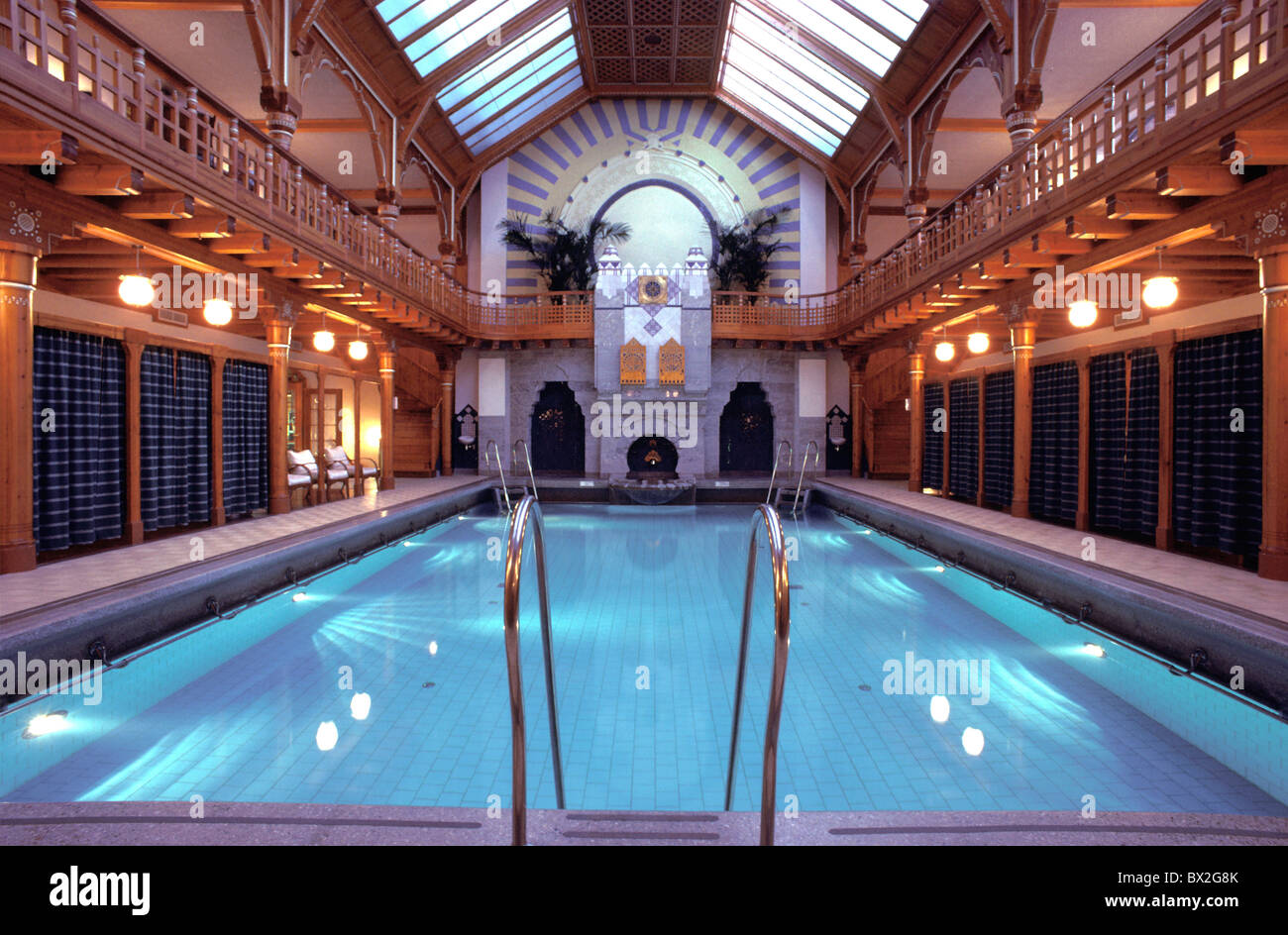 Bath Club Clubs Inside Pool Stockholm Sturebadet Sweden Europe Swimming pool Swimmingpool Water Stock Photo