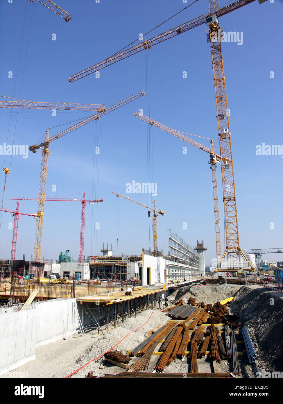 armouring iron building building site buildings Construction