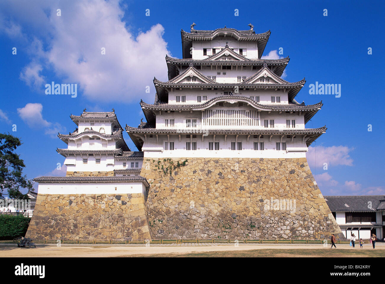 Asia Japan Asia Honshu Himeji Himeji castle Architecture Historical