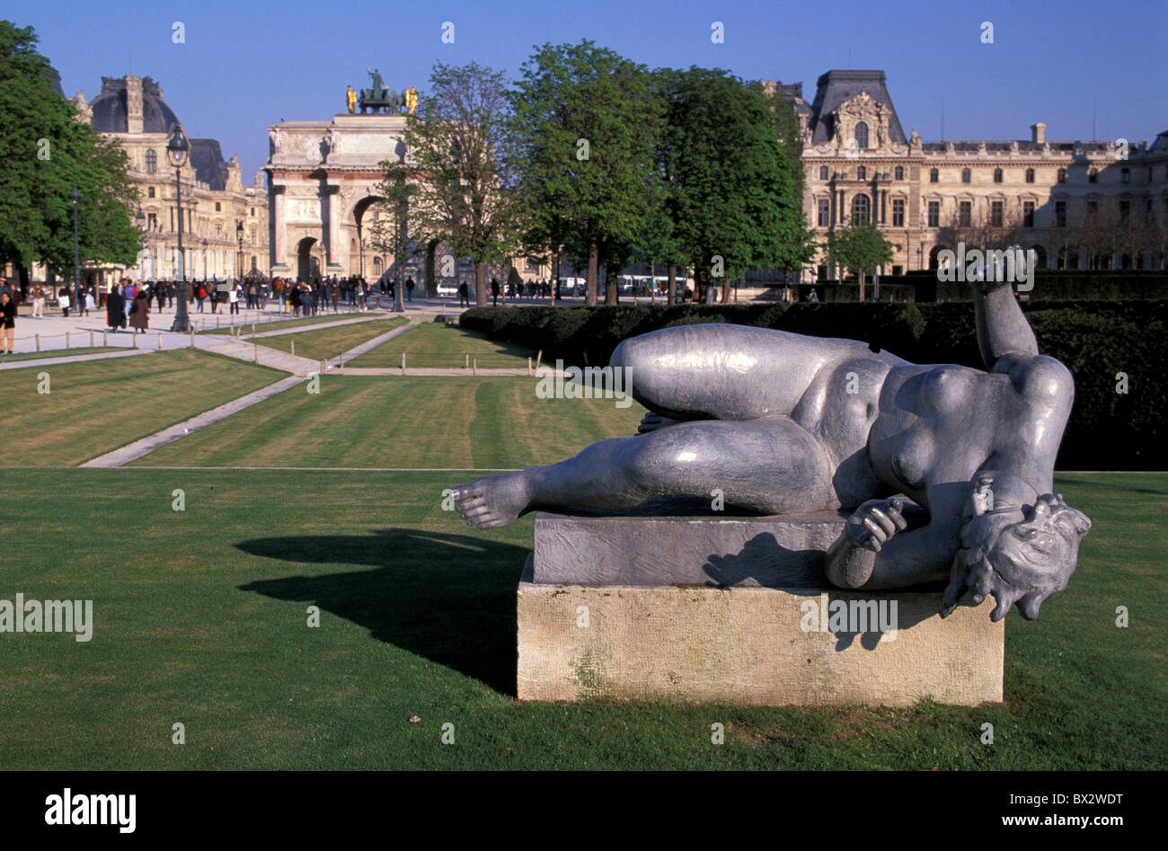 Botero Scultpure France Europe Jardin des Tuileries Musee du Louvre Paris  Sculpture Stock Photo - Alamy