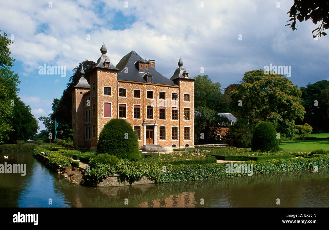Castle Conoma in St.Pieter Leeuw in Westbrabant, Flanders, Belgium Stock Photo
