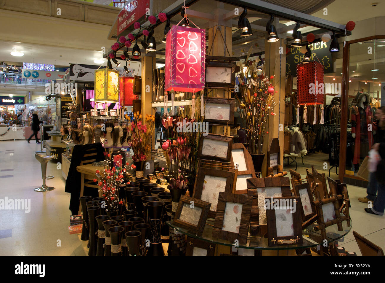 gift shop,handy craft,Castle mall,Norwich,Norfolk,UK Stock Photo Alamy