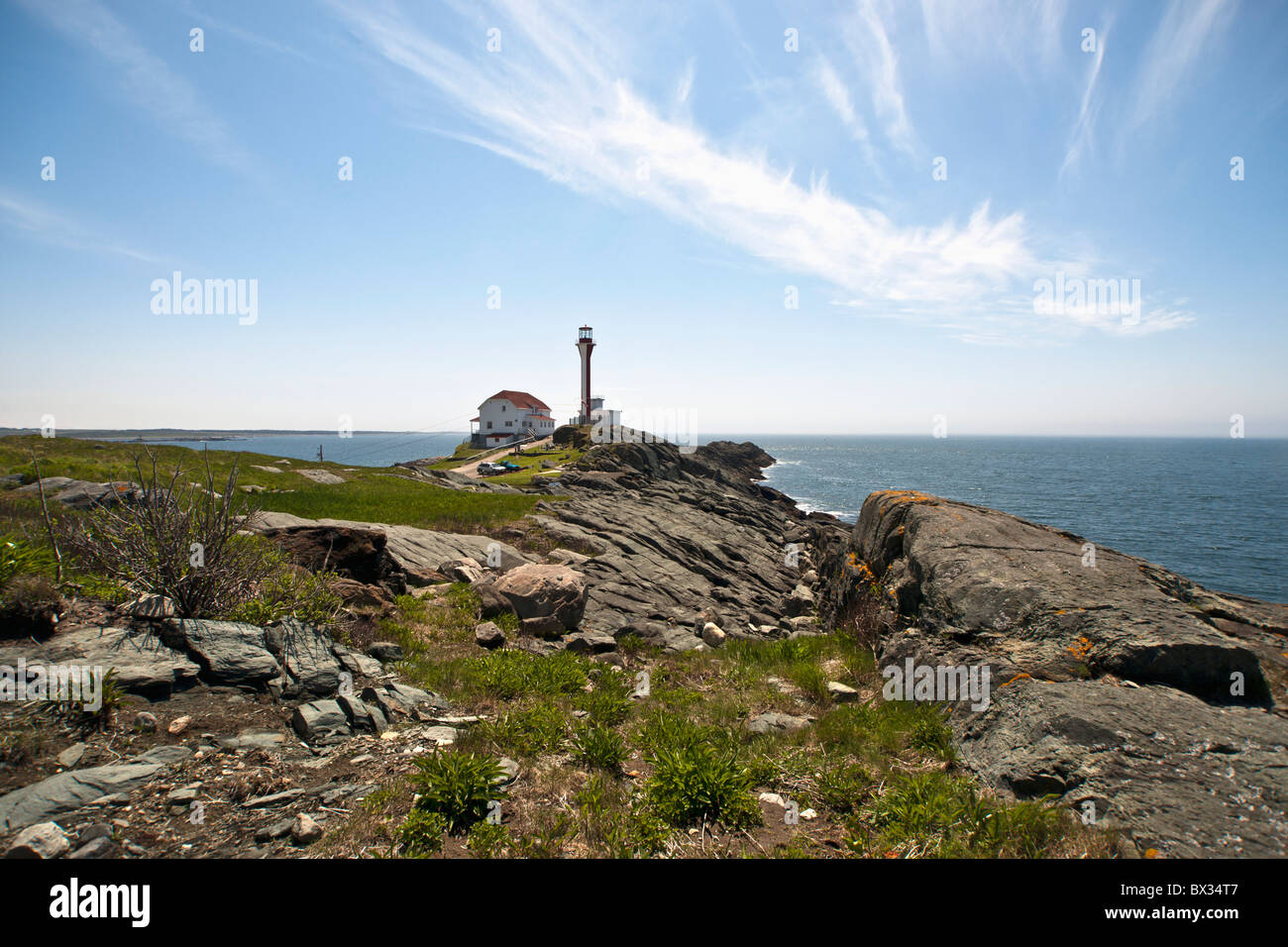 The Yarmouth Lighthouse; Yarmouth, Nova Scotia, Canada Stock Photo Alamy