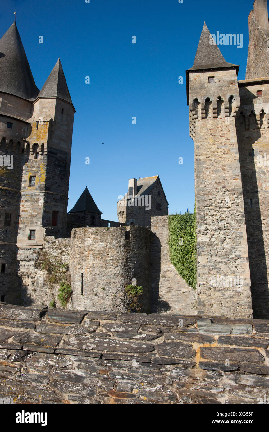 Château De Vitré; Brittany, France Stock Photo