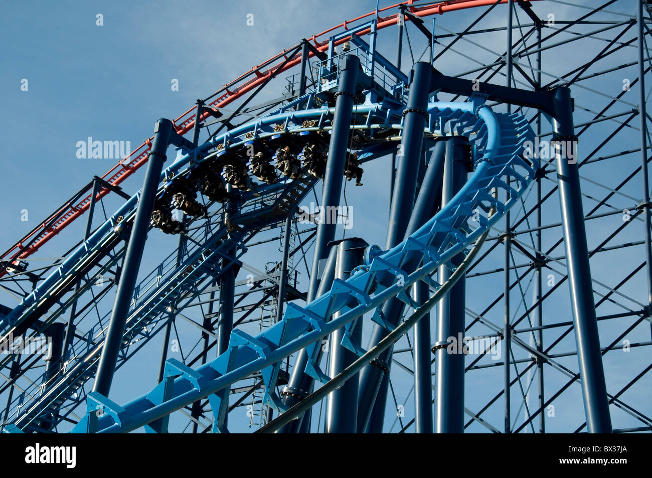 Infusion and the Pepsi Max Big One roller coaster at Blackpool Pleasure