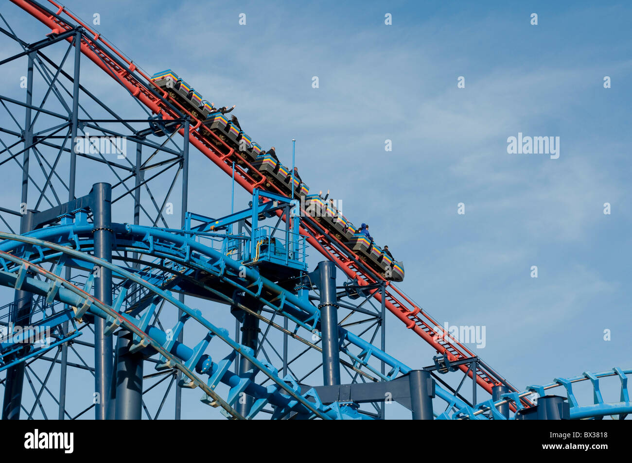 The Pepsi Max Big One roller coaster at Blackpool Pleasure Beach ...