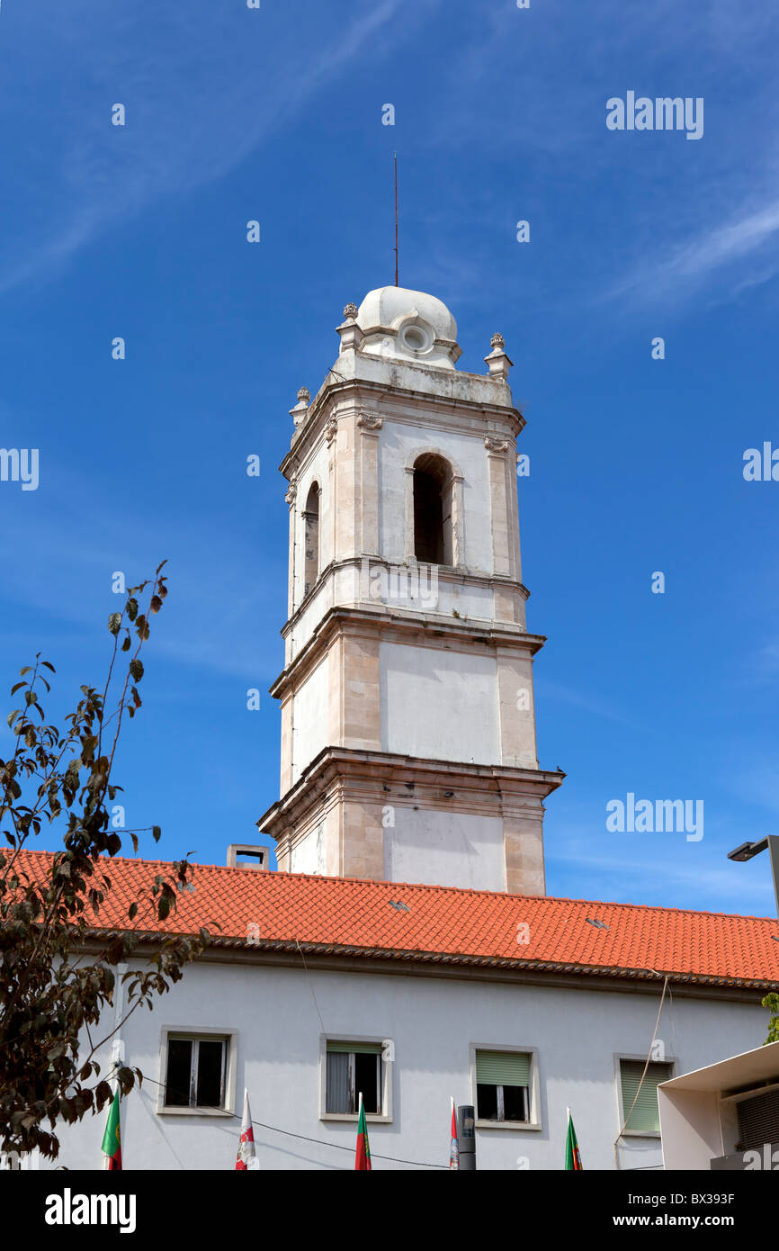 Tower of the former Trindade Convent, in Santarém, Portugal Stock Photo