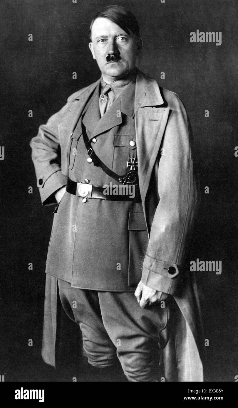 ADOLF HITLER 1933. Photographed by Heinrich Hoffman as Chancellor of the Reich Stock Photo