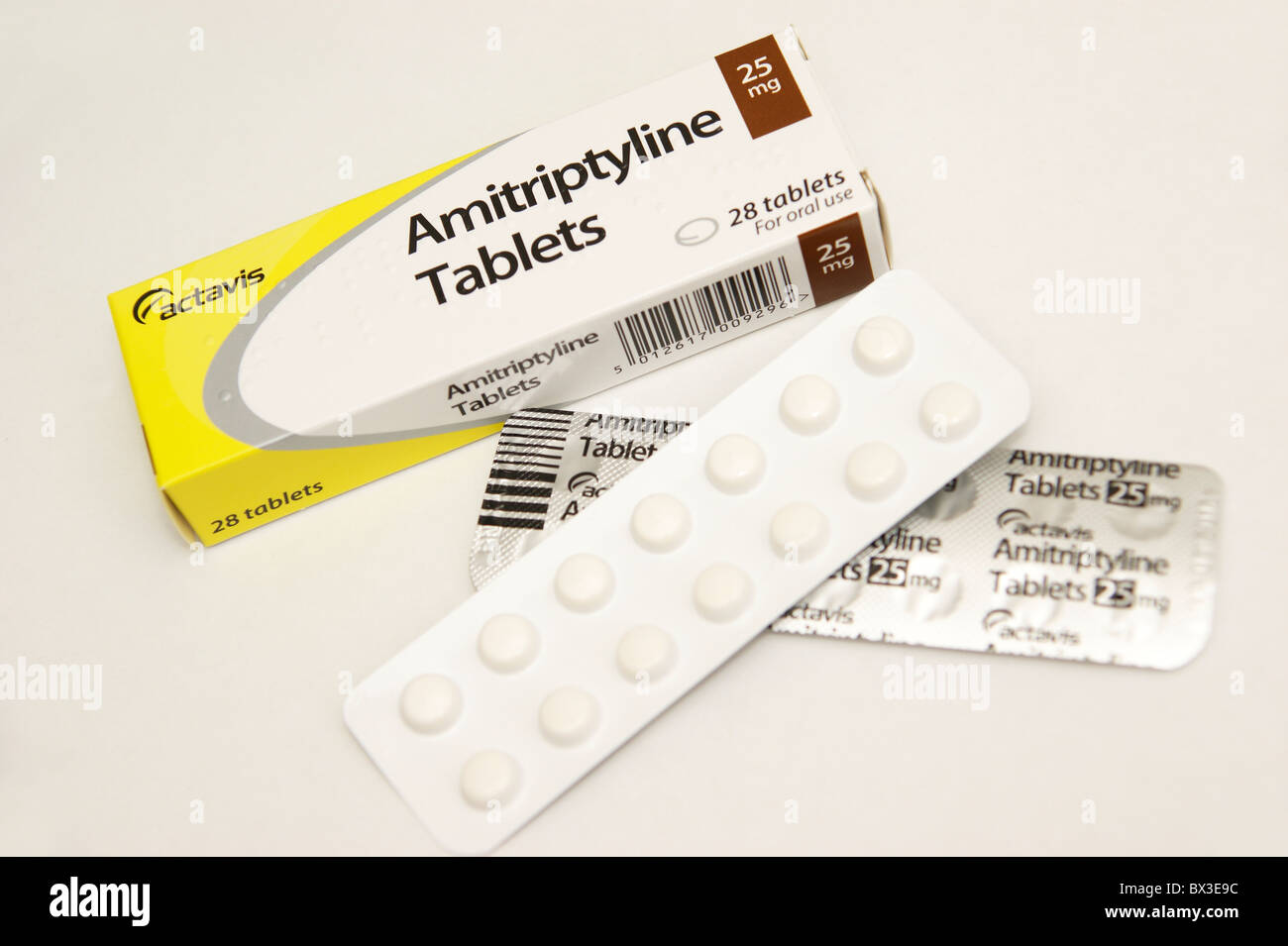 amitriptyline tablets for depression & depressive disorders Stock Photo -  Alamy