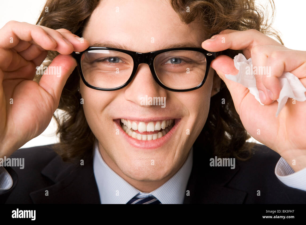 Close up businessman palm hi-res stock photography and images - Alamy
