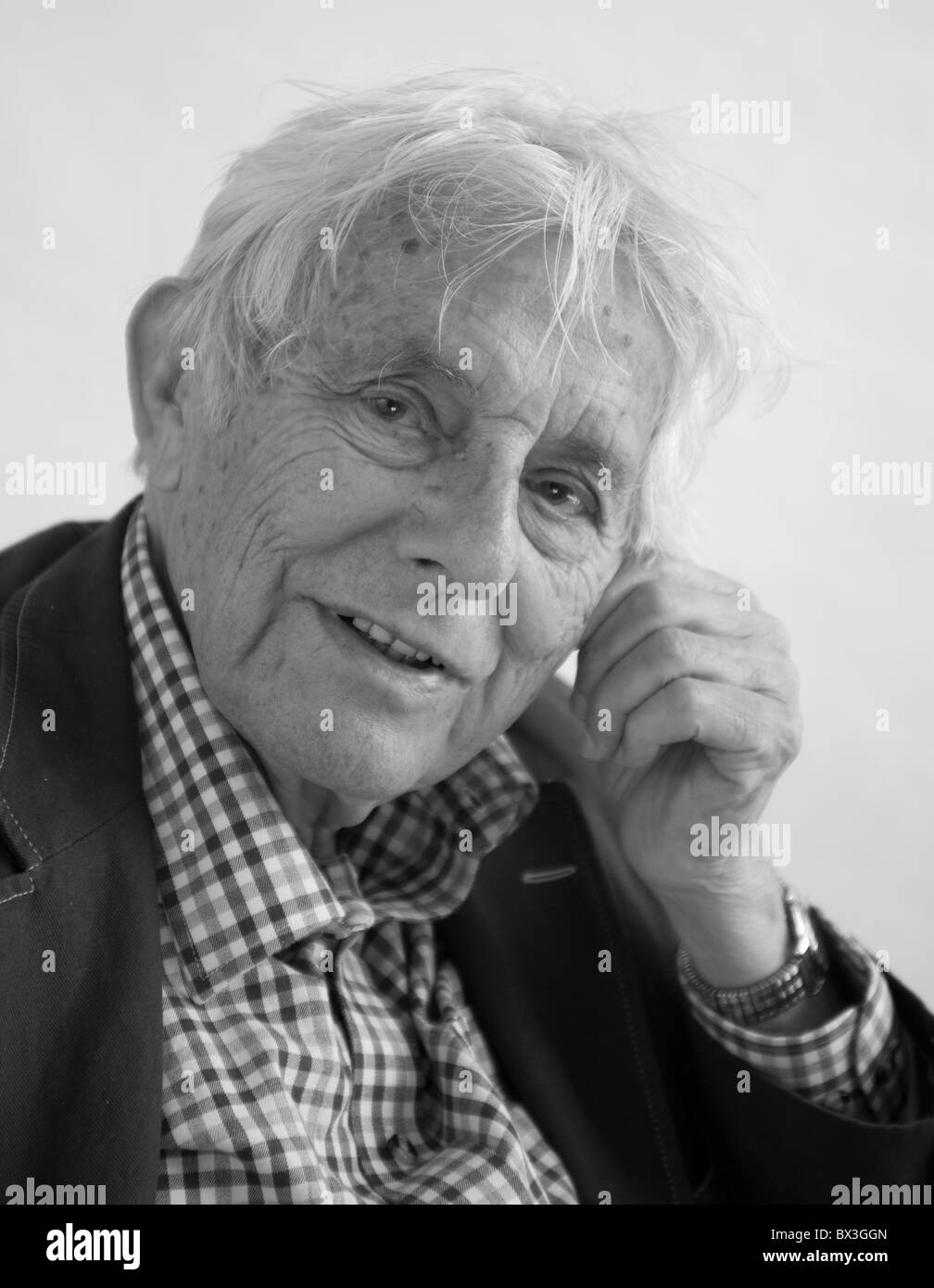 Portrait of poet Dannie Abse Stock Photo