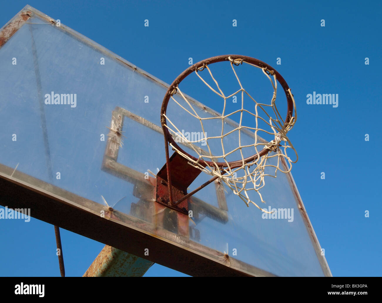 old basketball loop Stock Photo