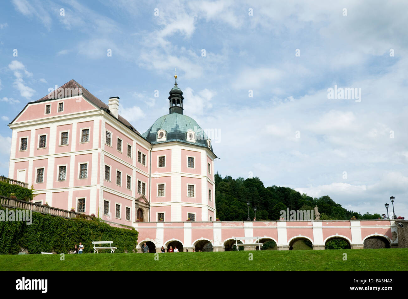 Castle in Becov nad Teplou, Czech Republic Stock Photo