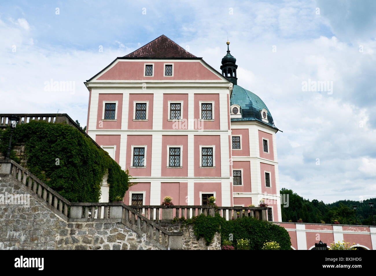 Castle in Becov nad Teplou, Czech Republic Stock Photo