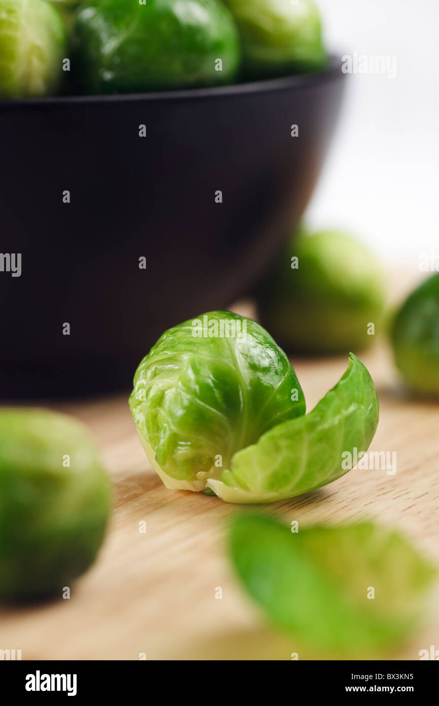 Close up of Brussels Sprouts Stock Photo Alamy