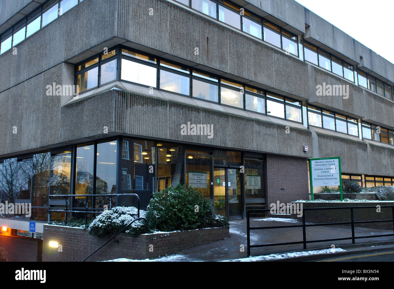 Warwickshire County Council Barrack Street Offices, Warwick, UK Stock
