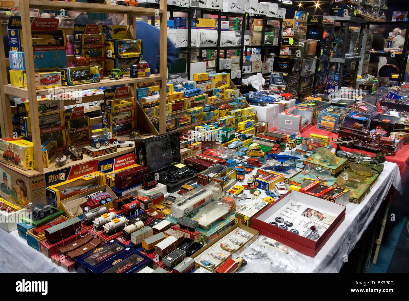 Toy cars, Collectors Fair in the indoor arena at Bolton Wanderers, Reebok  Stadium, Middlebrook Retail Park, Horwich, UK Stock Photo - Alamy