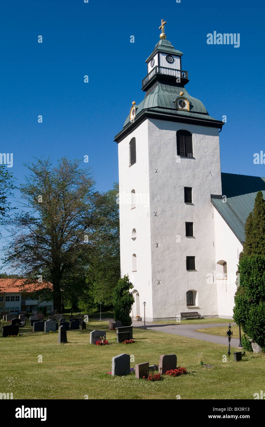traditional swedish church in loftahammar kalmar district sweden