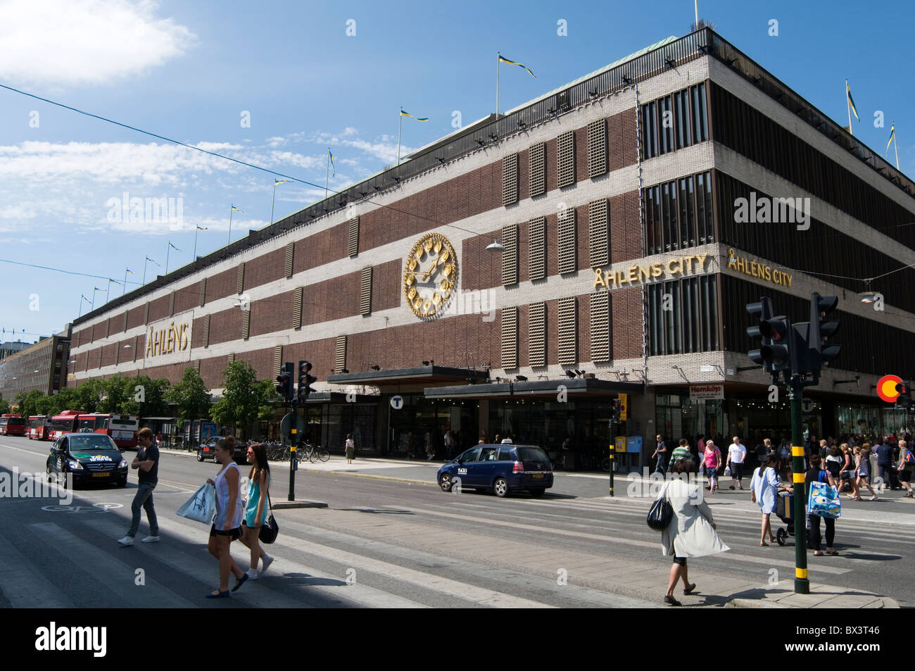 Åhléns department store stockholm city center centre sweden ...