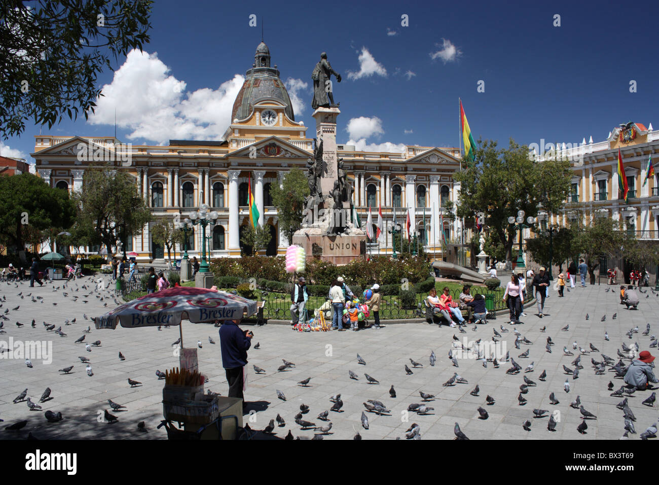 National Congress Building in Plaza Murillo, La Paz Stock Photo Alamy