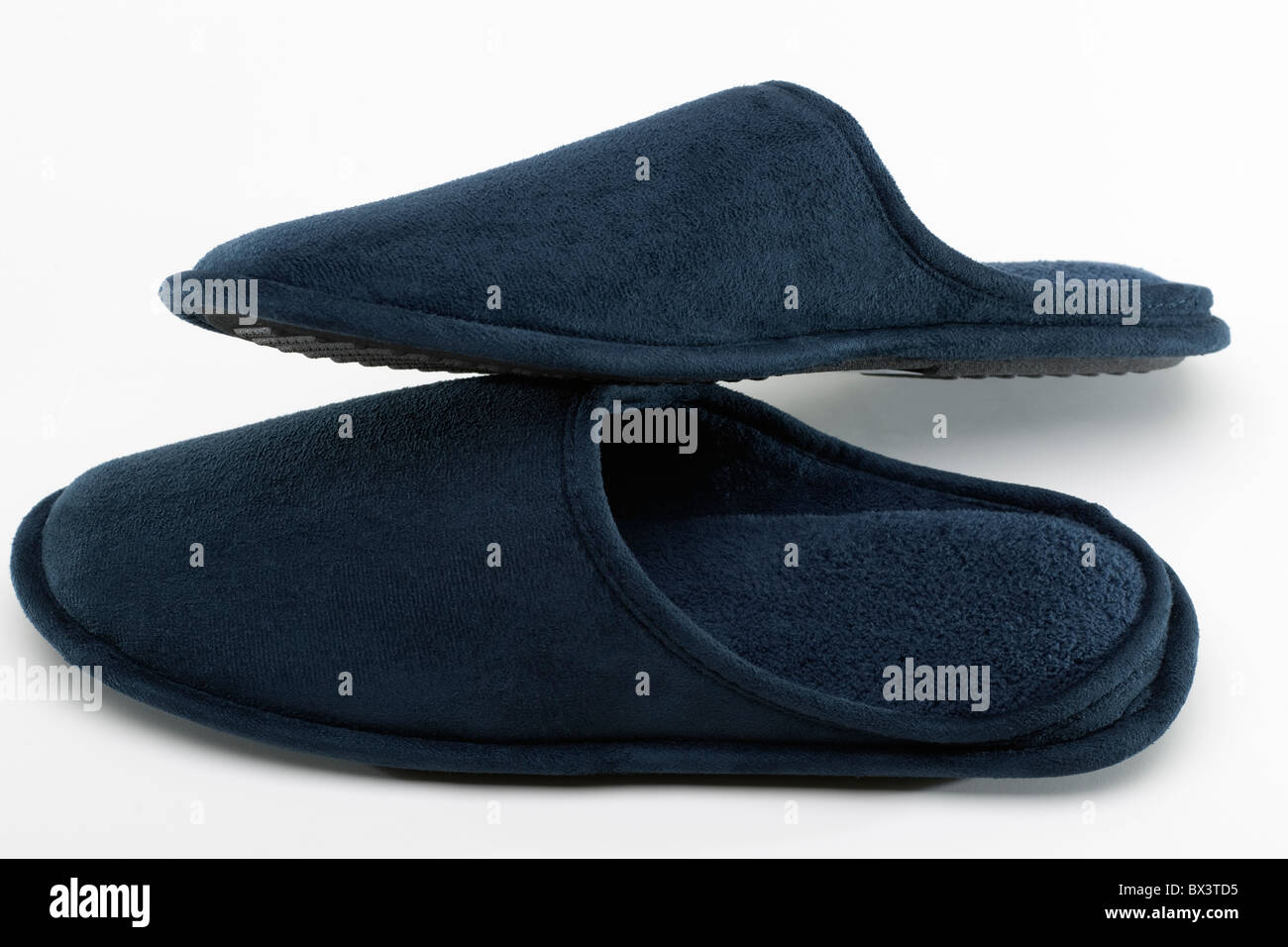 mens blue slippers