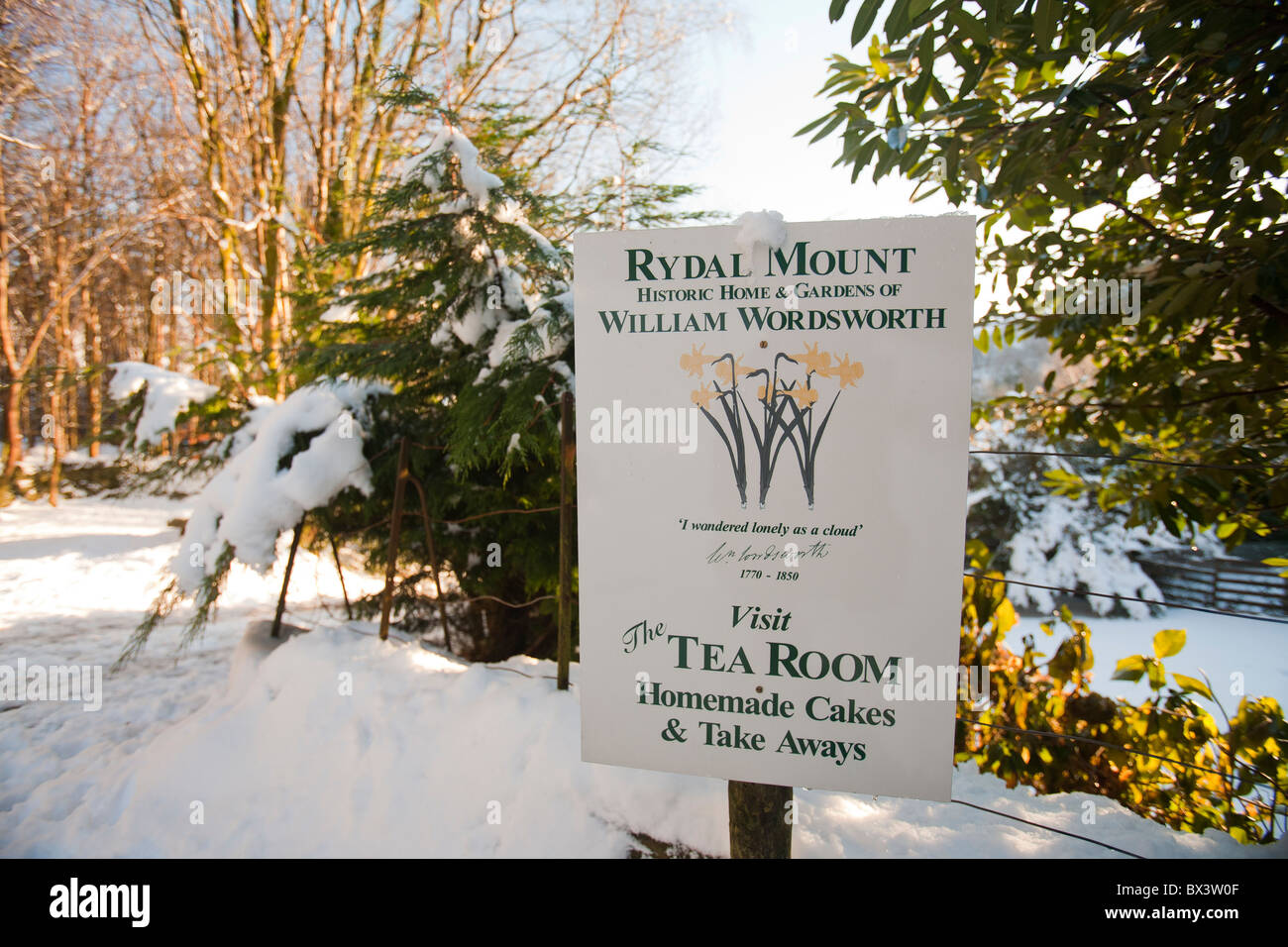 Rydal mount, the home of William Wordsworth in the Lake District, UK. Stock Photo