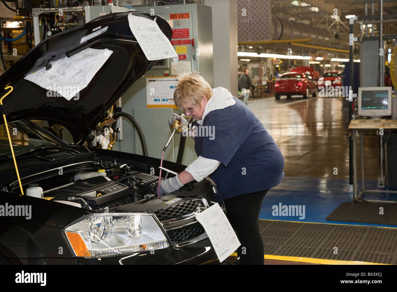 Chrysler Assembly Plant Stock Photo Alamy
