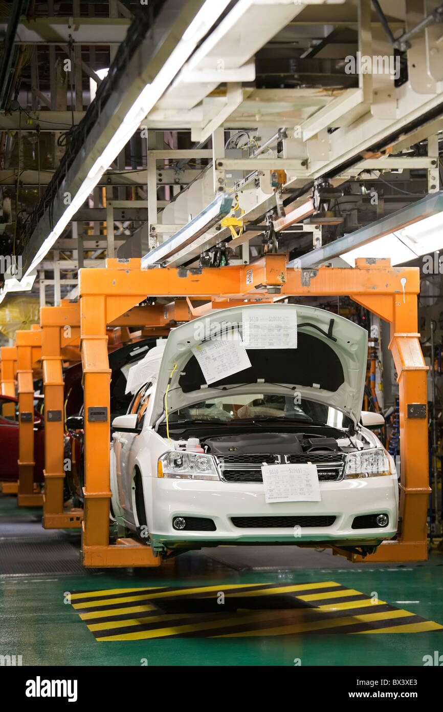 Chrysler Assembly Plant Stock Photo