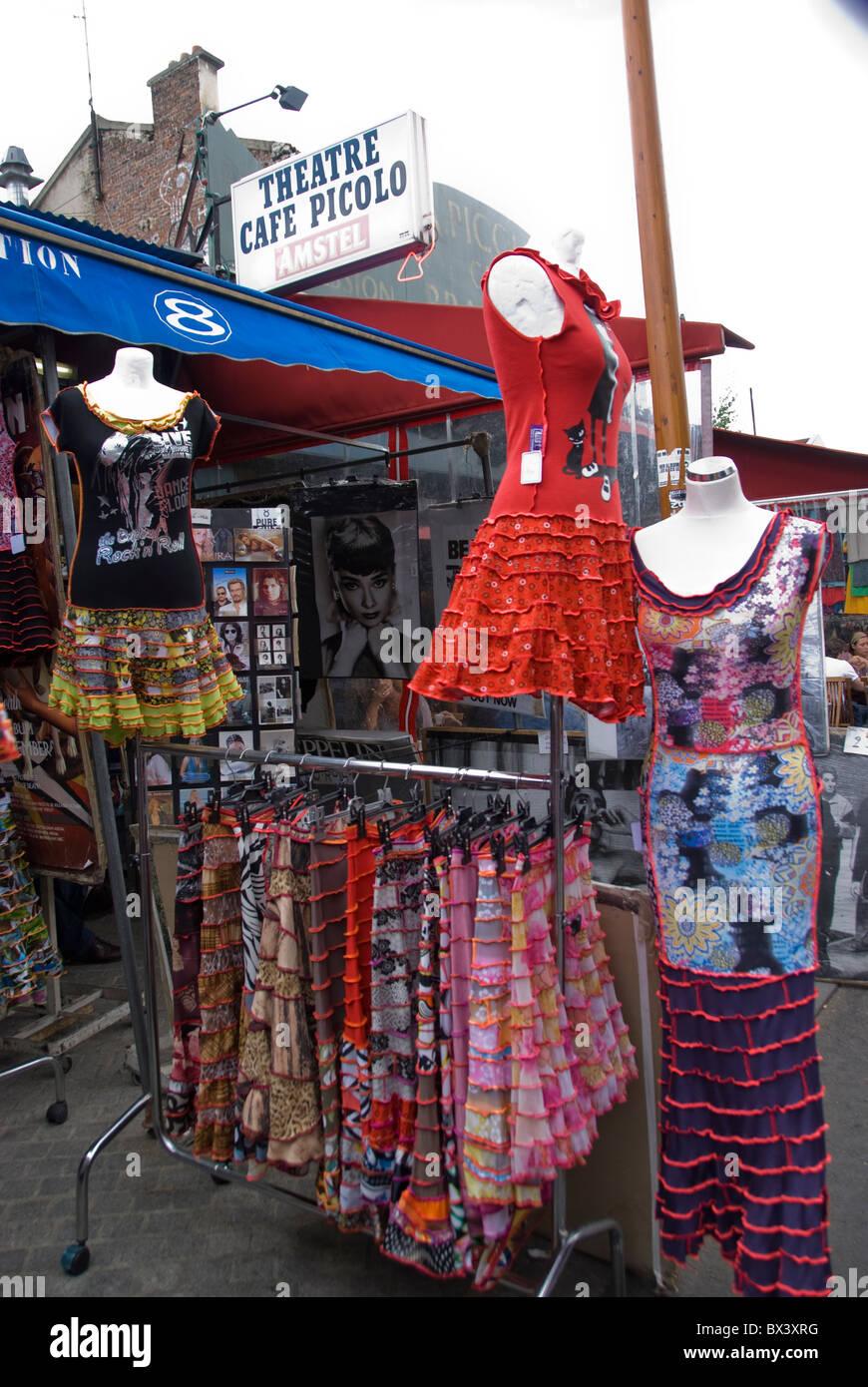 Paris, France, Shopping, Flea Market, "Porte de Clignancourt", Vintage  Clothes Shop, Dress Display Stock Photo - Alamy