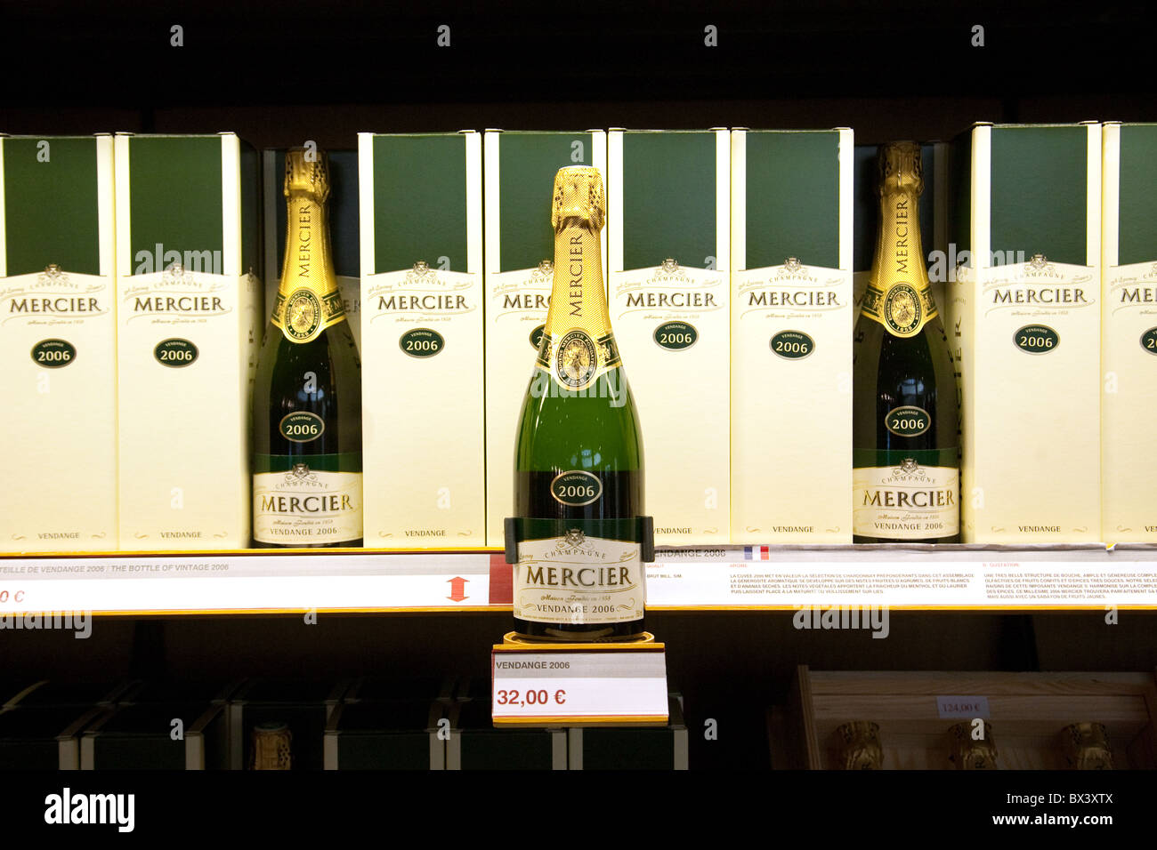 Champagne, Mercier Champagne House, Avenue de Champagne, Epernay France Stock Photo